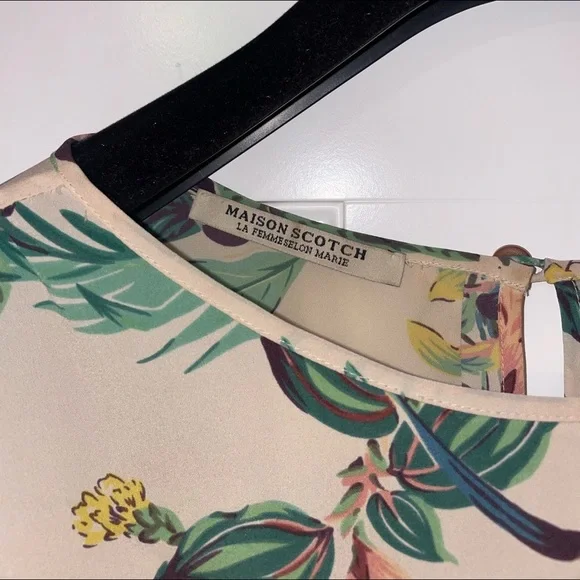 Maison Scotch Acapulco Palm Botanical Dress - Picture 6 of 6